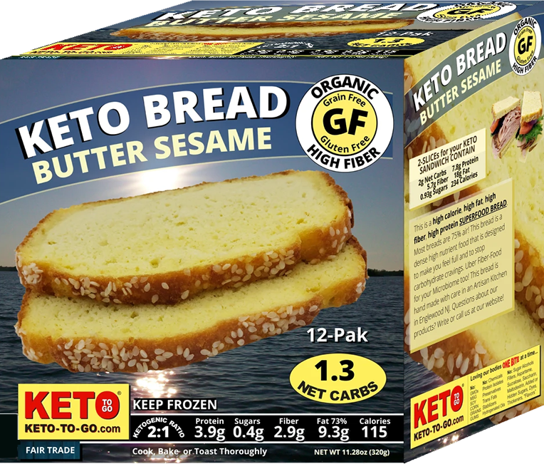 Keto Bread - Butter Sesame Bread